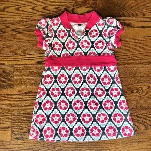 Tea collection hot pink floral dress